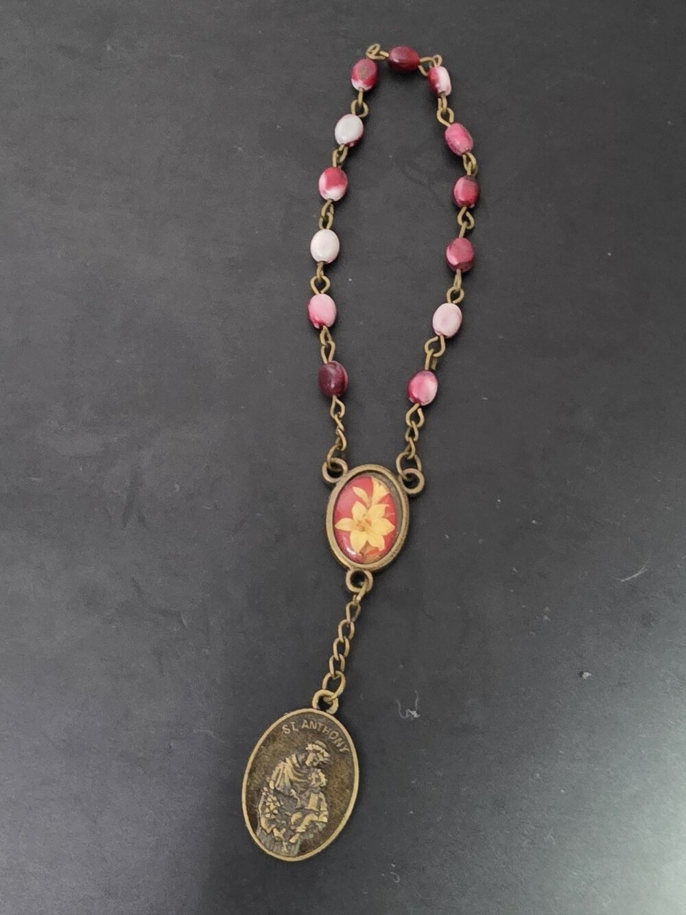 Vintage Devotional Pocket Chaplet Or Mini Rozery